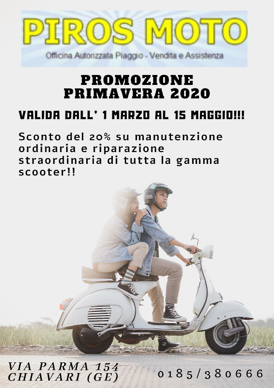 Promozione Primavera 2020